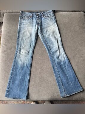 Y2K‎ 7 For All Mankind Bootcut Jeans Low Rise 27 Made in USA